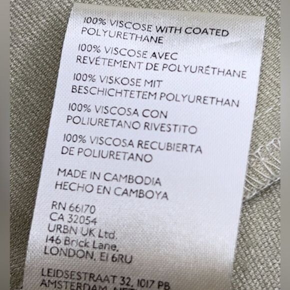 Free People/We The Free Wynne Vegan Leather Skirt Size EU 32 - US Large - Picture 13 of 14